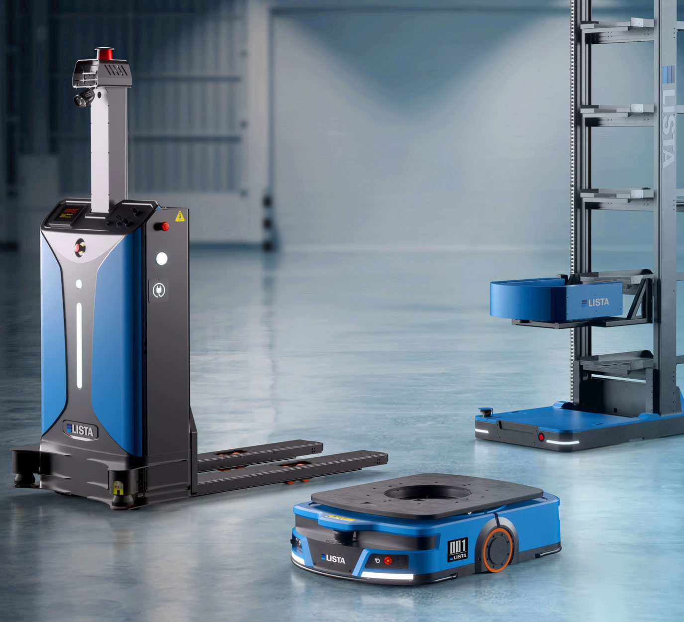 lista Fahrerlose Transpoortgeräte