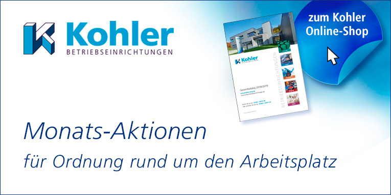 Monats-Aktionen bei Kohler Betriebseinrichtungen
